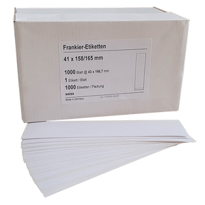Frankier Etiketten 41 158 165