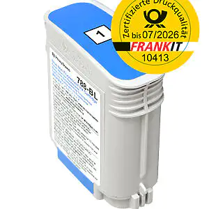 Frankierfarbe Blau SendProP Connect Serie standard Pitney Bowes bremerpostbearbeitung