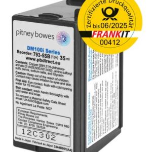 Frankierfarbe DM100i DM200i SendproC Sendpor Pitney Bowes bremerpostbearbeitung 1