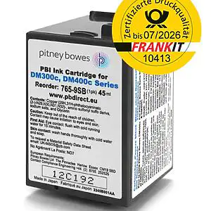 Frankierfarbe DM300C DM400C DM450C Pitney Bowes bremerpostbearbeitung