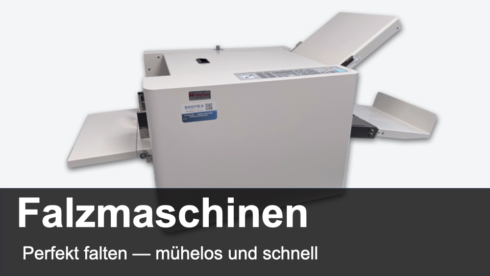 Falzmaschinen-Bremer-postbearbeitung