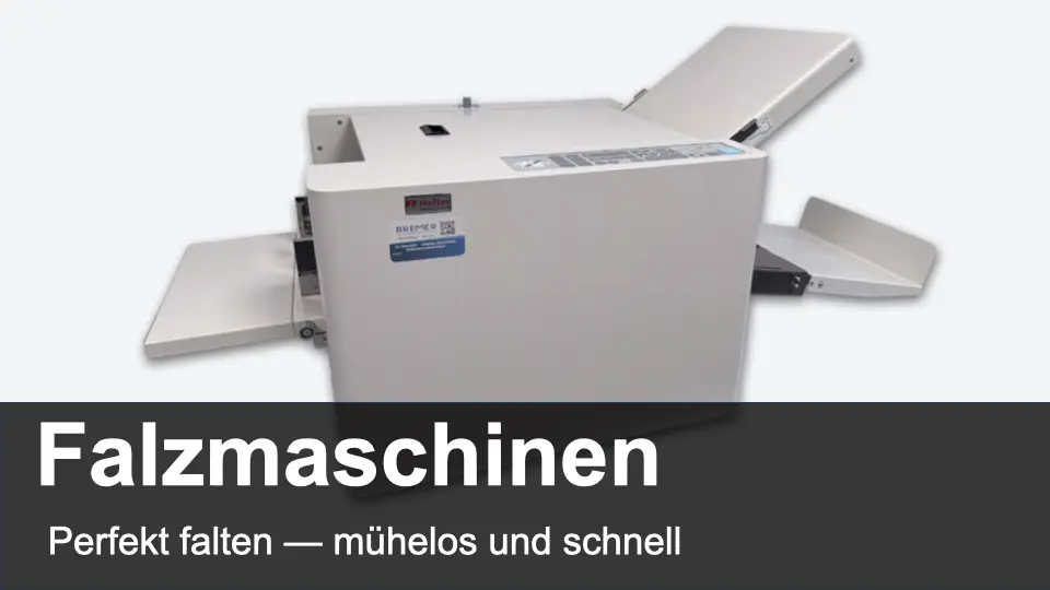 Falzmaschinen-Bremer-postbearbeitung